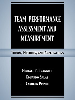 cover image of Team Performance Assessment and Measurement